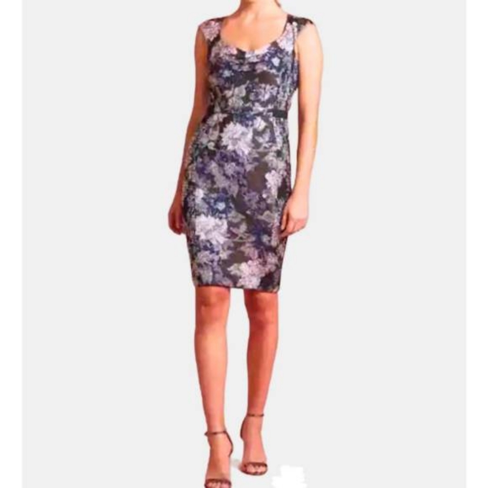 NWT! Anthropologie Byron Lars "Hot Cha Cha Sapphire Sheath" size 6